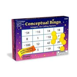  Conceptual Bingo   Integers Toys & Games