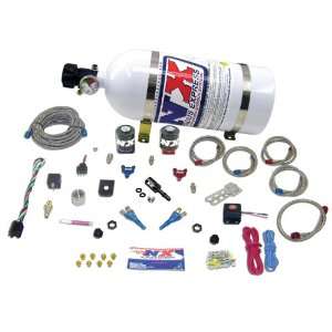 Nitrous Express 20716 15 35 150 HP Dual Nozzle with 15 lbs. Bottle for 
