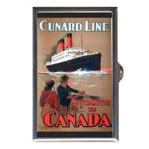  Cunard Ocean Liner to Canada Coin, Mint or Pill Box Made 