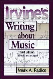 Irvines Writing about Music, (1574670492), Demar Irvine, Textbooks 