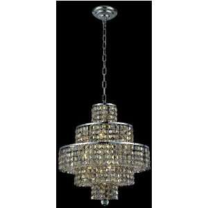  Elegant Lighting 2039D20C GT/SS chandelier