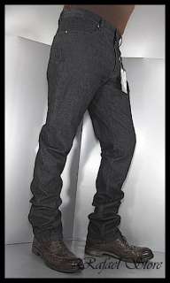 Trousers Pants Jeans Man YVES SAINT LAURENT Slim Fit Black Exclusive 