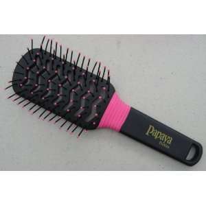  Papaya ProVita Flat Vent Hair Brush with Pink ball tip 