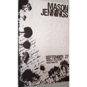  Mason Jennings Poster   Concert In The Ever