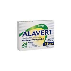  Alavert 24 HOUR Non Drowsy Allergy Relief Tablets 15 Each 