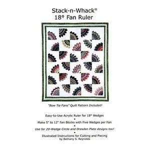  Stack n Whack 18º FAN RULER by Bethany S. Reynolds 