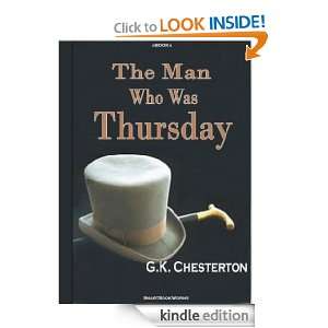 The Man Who Was Thursday GK Chesterton  Kindle Store