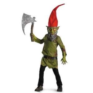  Disguise Boys Evil Gnome Costume Wicked Troll with Mask 