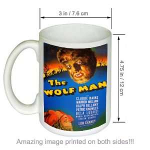  The Wolf Man Bela Lugosi Vintage Horror Movie COFFEE MUG 