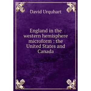  England in the western hemisphere microform  the United 