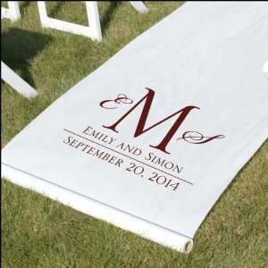  Aisle Runner   Monogram