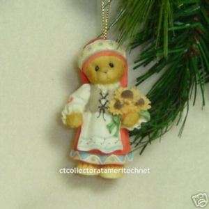 Cherished Teddies Ornament Across The Seas   Russian  