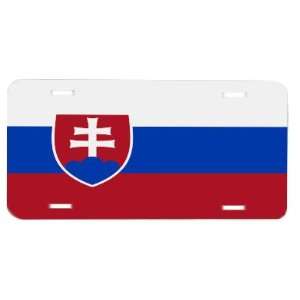  Slovakia Slovak Slovensko Flag Vanity Auto License Plate 
