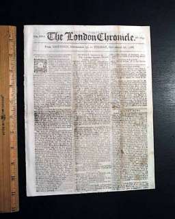   GROW in America Philadelphia Report Pre Rev. War 1768 UK Newspaper