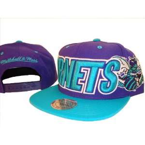 Charlotte Hornets Mitchell & Ness Adjustable Snap Back Baseball Cap 