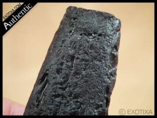 28.1g Wow Black GraveNatural Black TEKTITE(Meteorite)Rare form 
