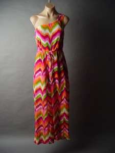 Colorful One Shoulder Retro 70s Hippie Boho Palazzo Bell Bottom Pants 