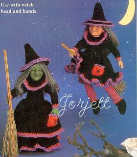 Tabitha Witch, Fibre Craft crochet pattern booklet & head set  