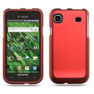 RED Cell Phone CASE for Samsung GALAXY S 4G Rubberized  