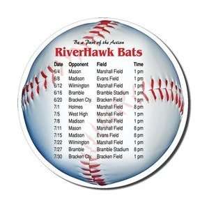 KVS 1B    Kwik Stikc Low Tac Vinyl Baseball Sports Schedule Baseball 