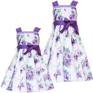   RUFFLE FLORAL PRINT Special Occasion Flower Girl Easter Party Dress
