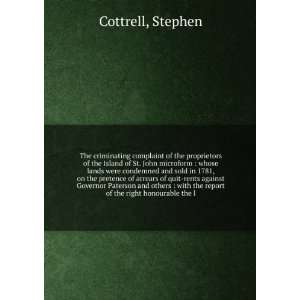   with the report of the right honourable the l Stephen Cottrell Books