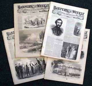 75% DISCOUNT   Civil War Illustrations 1861 Harpers Weekly 150 Years 