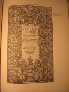 1956 MAKING OF THE KING JAMES BIBLE   1 OF 290 COPIES  