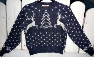 THE ORIGINAL Vintage Nordic Reindeer Deer Buck Ugly Christmas Sweater 