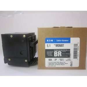  Cutler Hammer BR260ST Circuit Breaker, 2 pole 60 amp with 