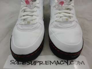 Nike Air Jordan AJF 8 VIII WHITE SPICE RETRO BLACK 9.5  