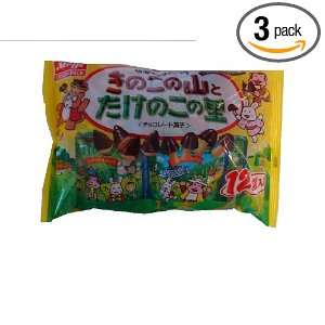 Meiji Choco Take/Kinoko, 5.07 Ounce Bags Grocery & Gourmet Food