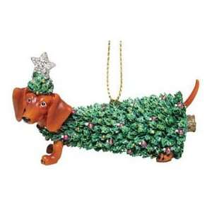  Weiner Dog as Christmas Tree Ornament Dachshund New Gift 