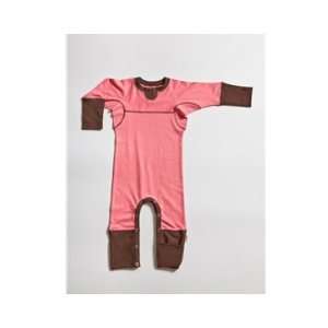 Tickle Me All in One Organic Romper   Dusty Pink