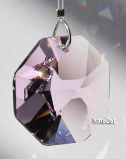 Swarovski 8015 Crystal Prism 28mm Rosaline Octagon  