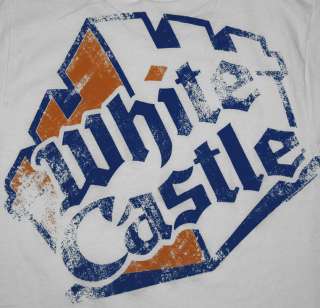White Castle Restaurant Logo Vintage Style T Shirt Tee  