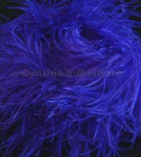 plys 72 Dark Purple Ostrich Feather Boa A+ Quality  