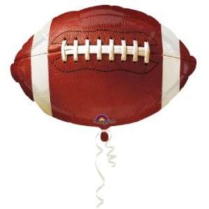 Football Shaped Foil Mylar Anagram Balloons NFL 18  