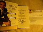 barack obama signed 1st 1st the audacity of hope milwa u $ 595 00 time 