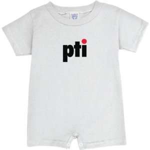  Pittsburgh Technical Institute White Logo Baby Romper 