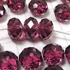 142pcs Dard Red Swarovski Crystal Loose Beads 8MM  
