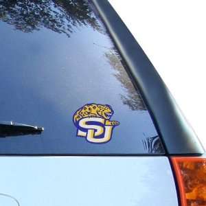  NCAA Southern University Jaguars 3 Window Cling 