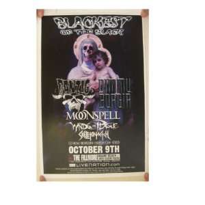  Danzig Dimmu Borgir Moonspell Poster Handbill Florida 