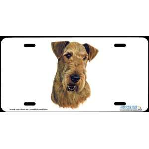  4209 Airedale Dog License Plates Car Auto Novelty Front 