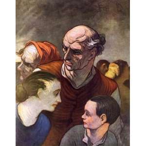  Hand Made Oil Reproduction   Honoré Daumier   32 x 42 