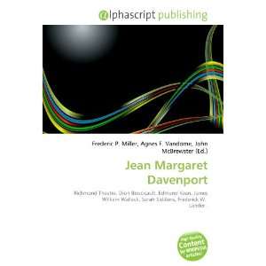  Jean Margaret Davenport (9786133911345) Books