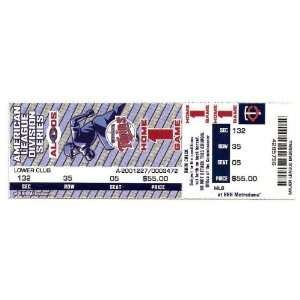  2006 ALDS game 1 Full Ticket Twins As 