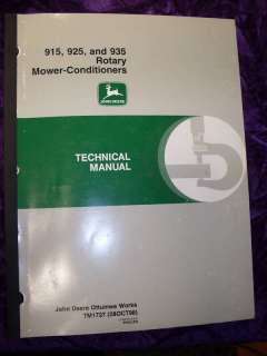 John Deere 915/925/935 Mower Conditioner Service Manual  