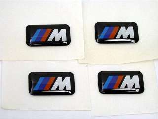 BMW ///M sport wheel Emblem badge SET sticker decal  