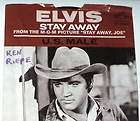 Elvis Presley 45 Record 47 9465 Stay Away / U.S. Male  
